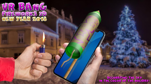 VR Bang Fireworks 3D Año Nuevo 1.1 APK + Mod (Unlimited money) إلى عن على ذكري المظهر