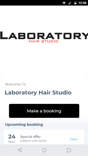 Android application Laboratory Hair Studio screenshort