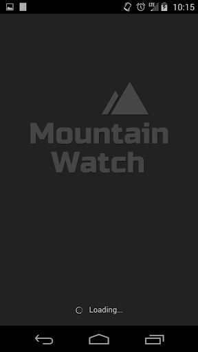 Android application Mountain Watch (M-Watch) screenshort