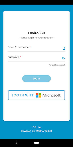 Android application Enviro360 for Demo Users screenshort
