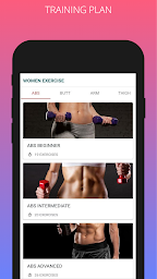 Women Exercises - Offline Home