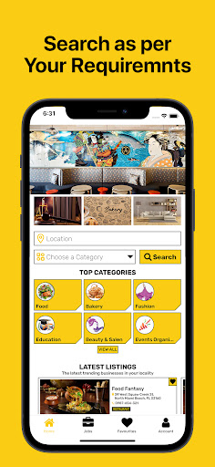 Android application Dalil Pages screenshort