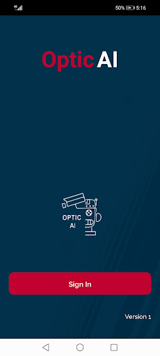 Android application OpticAI screenshort