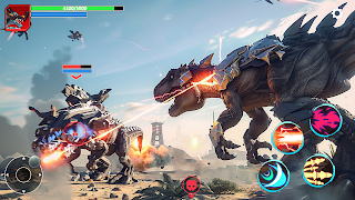 Mech War: Jurassic Dinosaur - Screenshot 3