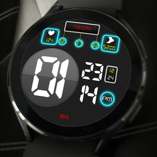 Digital Watch Face Key 010 screenshot 7
