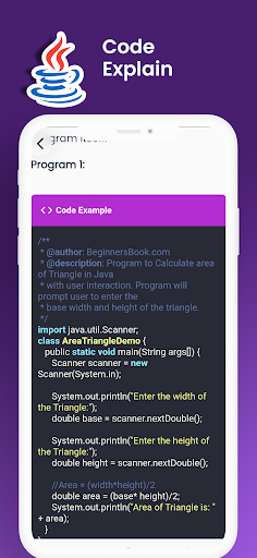 Screenshot of Learn Java Programming