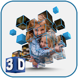 3D photo frames maker icon