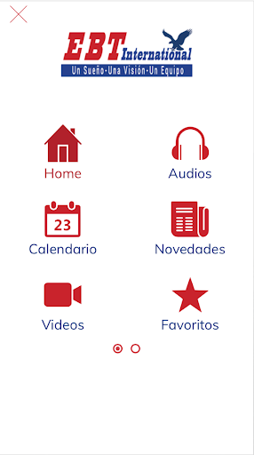 Android application EBT International screenshort