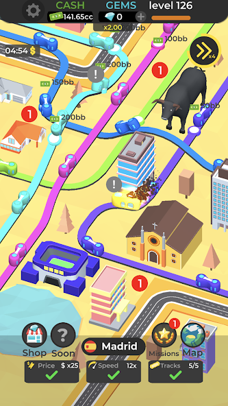 Subway Idle 3D 5 APK + Mod (Unlimited money) untuk android