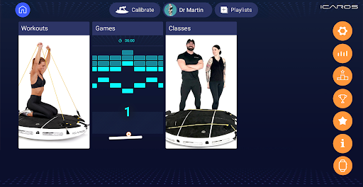 Android application ICAROS App screenshort