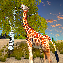 图标图片“长颈鹿家庭生活丛林模拟器”