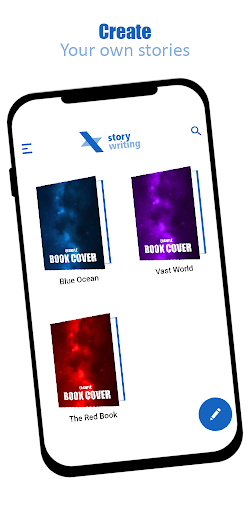 Android application Story Writing screenshort