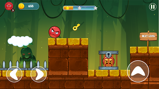 Angry Ball Adventure - Friends Rescue Screenshot