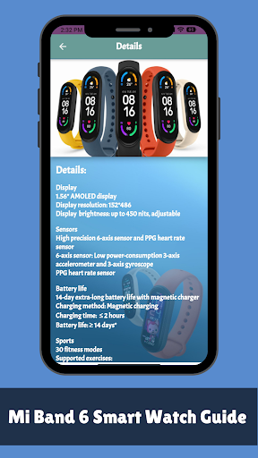 Mi Band 6 Smart Watch Guide
