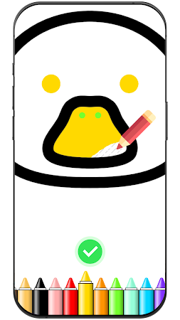 Game screenshot Painting Line:Color in animal apk download