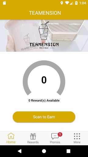 Android application TEAMENSION Rewards screenshort