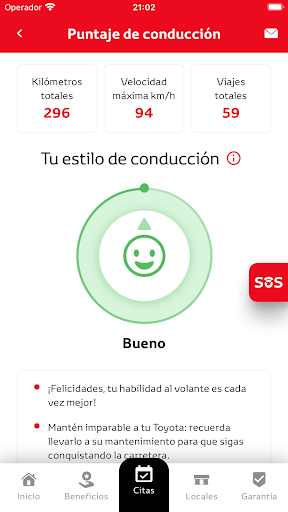 Toyota Conmigo Screen 3