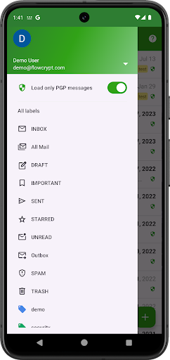 FlowCrypt Encrypted Email Screen 2