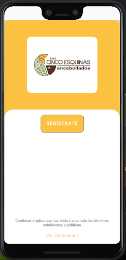 Android application Las Cinco Esquinas screenshort