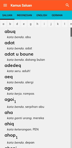 Kamus Saluan Screen 3