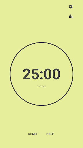 Android application Timekeeper: Pomodoro with Stat screenshort