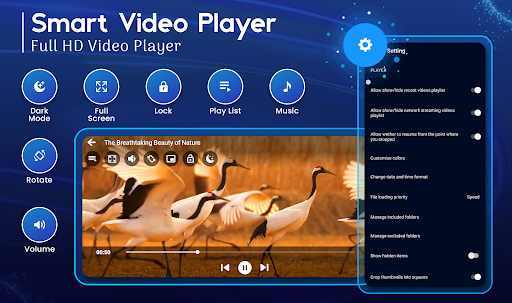 Android application Smart Video Player screenshort