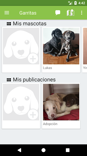 Android application Garritas.co screenshort