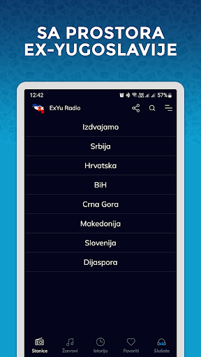 ExYu Radio Stanice Screen 2