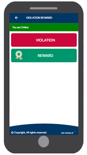 DP World Jeddah HSE App Screen 2