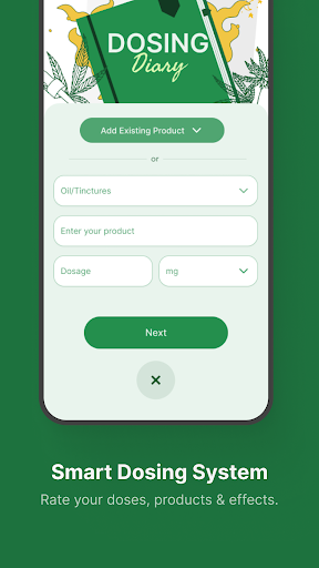 OnTracka Health & Research App Screen 2