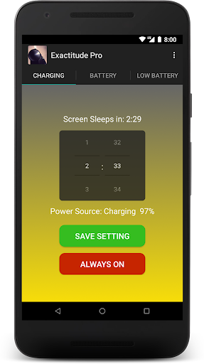 Android application Exactitude Pro screenshort