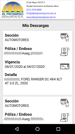 El Progreso Seguros-Asegurados Screen 2