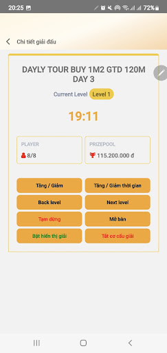 Android application BEE POKER TOURNAMENT screenshort