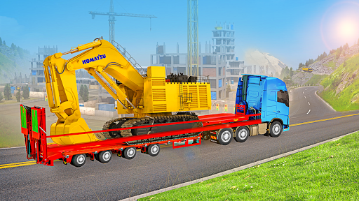 City Construction Game Snow Excavator Simulator