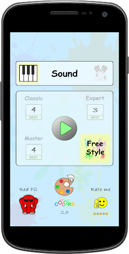 Colors (memory game) Screen 2
