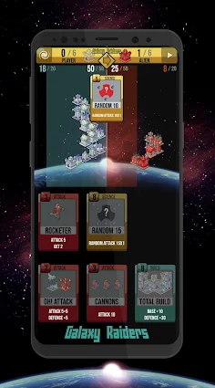 Galaxy Raiders Battle Cards - Screenshot 3
