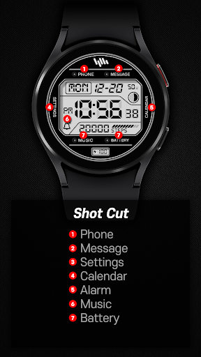 SamWatch Digital Shu 4 Screen 3