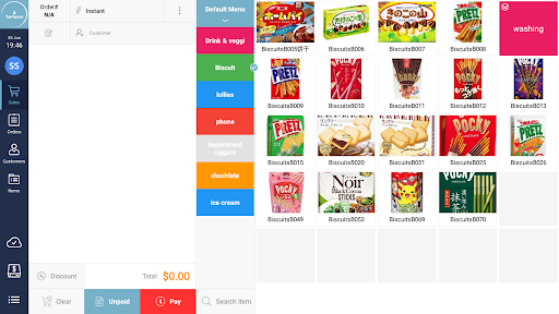 Android application Taptouch Retail POS screenshort