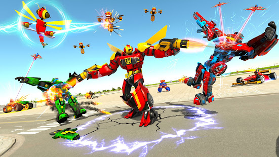 Dragon Fly Robot Transform Games: Robot Car Game