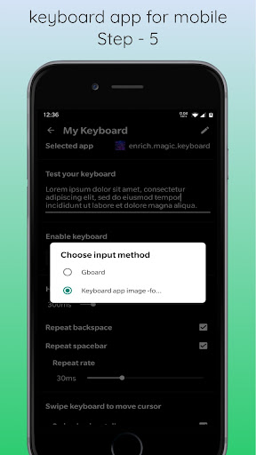 Keyboard app image -for mobile Screen 3