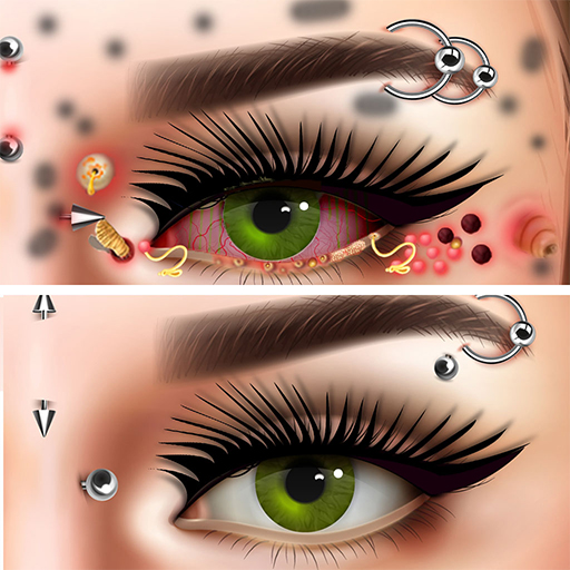 DIY Makeover Salon Makeup Game logo