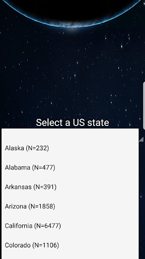 UFO: The USA map screenshot