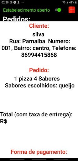 MIX DELIVERY lojista