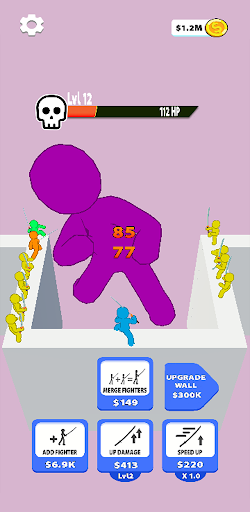 Android application Giant Clicker screenshort