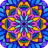 Mandala Flower🏵Color Master by Number Paint Book icon