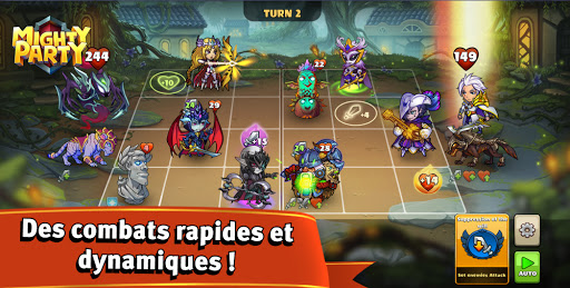 Télécharger Mighty Party: Héros de bataille. Légendes magiques  APK MOD (Astuce) screenshots 6