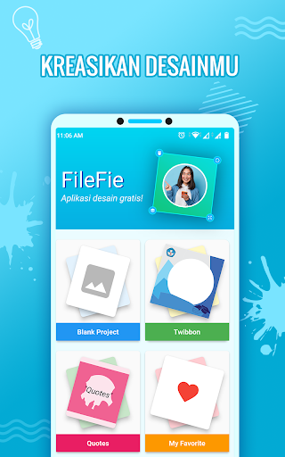 Android application FileFie: Twibbon Creator screenshort