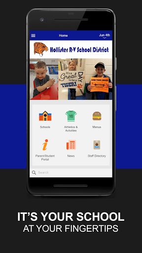 Android application Hollister R-V School District screenshort