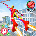 App Download Flying Iron Rope Hero Game 3D Install Latest APK downloader