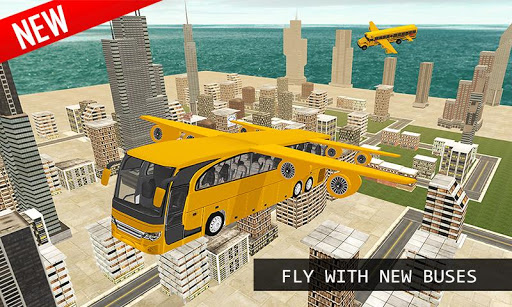 Flying School City Bus Sim 3DAPK (Mod Unlimited Money) latest version screenshots 1